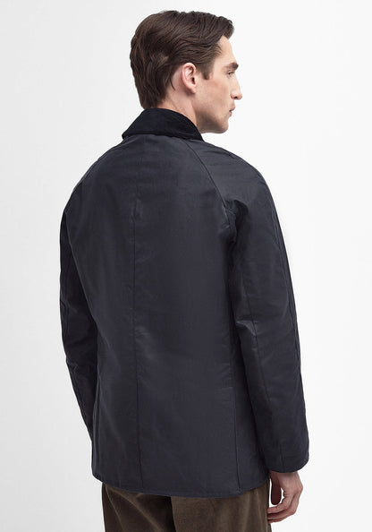 Barbour Men’s Ashby Wax Jacket, Navy