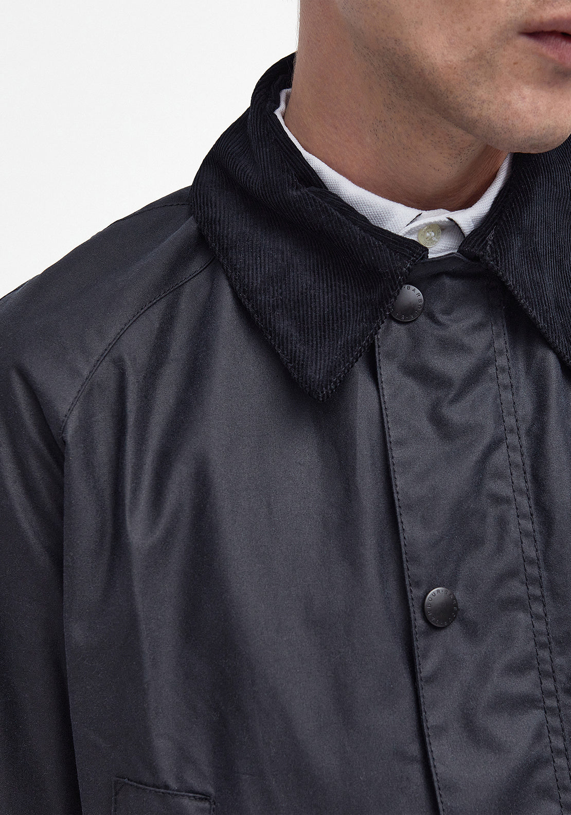 Barbour Men’s Ashby Wax Jacket, Navy
