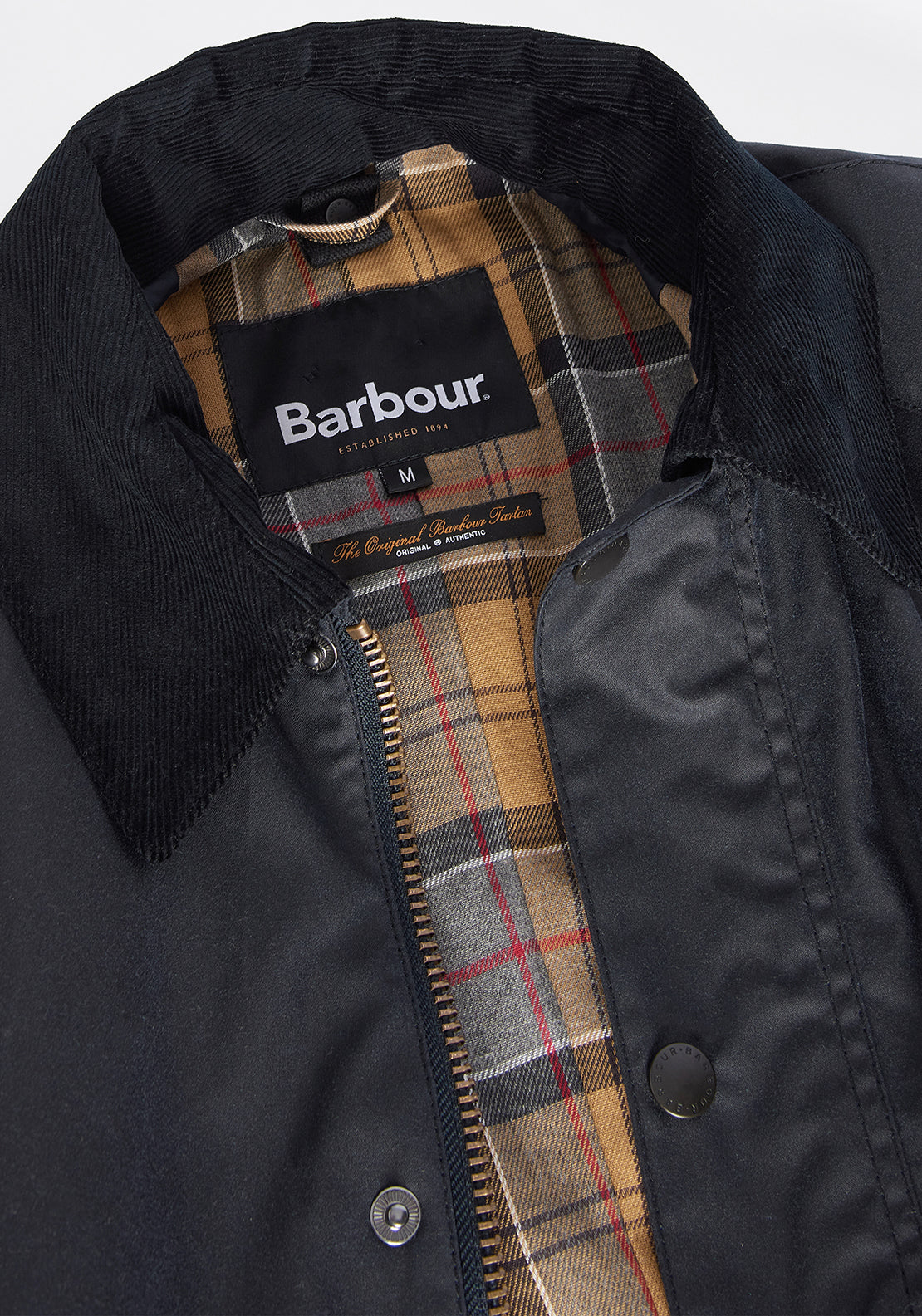 Barbour Men’s Ashby Wax Jacket, Navy