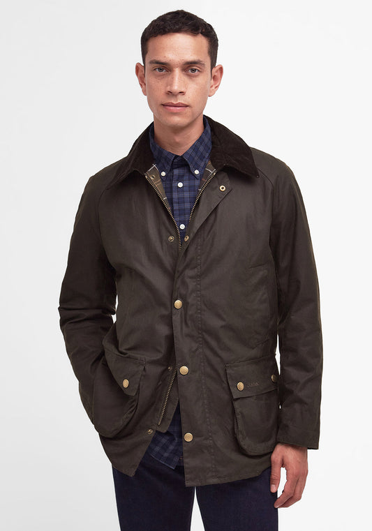 Barbour Men’s Ashby Wax Jacket, Olive