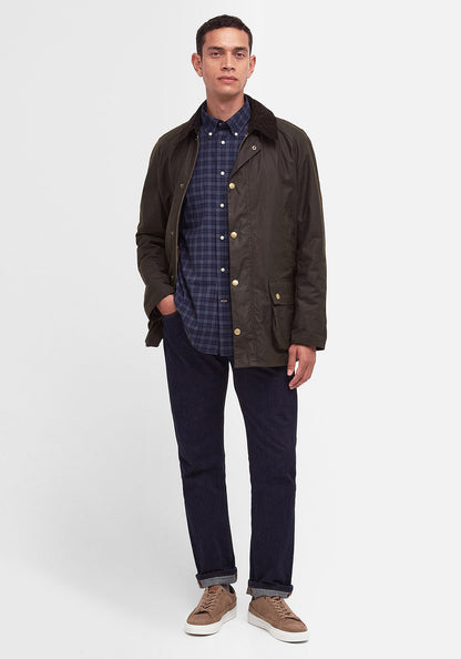 Barbour Men’s Ashby Wax Jacket, Olive