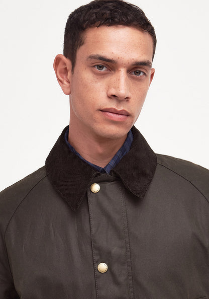 Barbour Men’s Ashby Wax Jacket, Olive