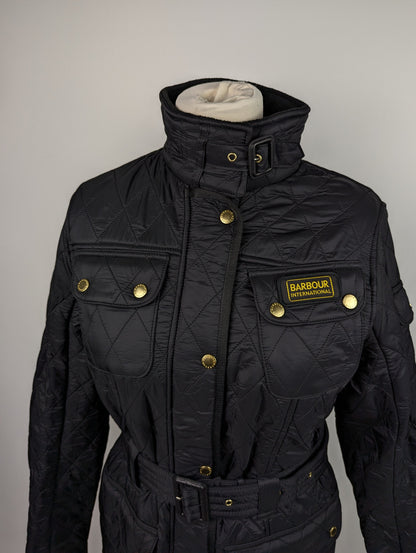 BARBOUR INTERNATIONAL Womens International Polarquilt Jacket - Black
