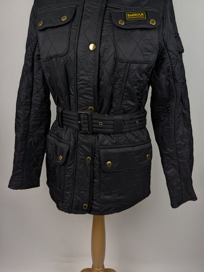 BARBOUR INTERNATIONAL Womens International Polarquilt Jacket - Black
