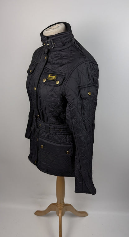 BARBOUR INTERNATIONAL Womens International Polarquilt Jacket - Black