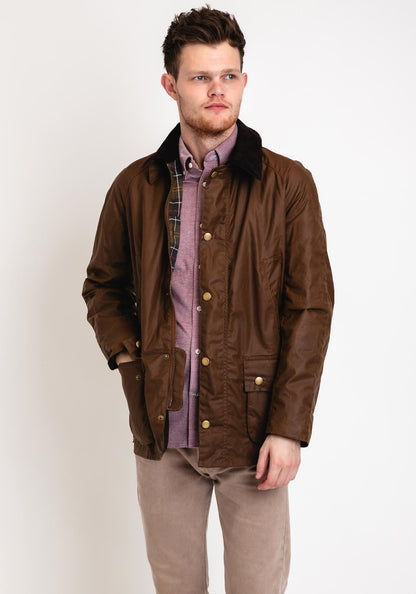 Barbour Mens Ashby Wax Jacket, Brown