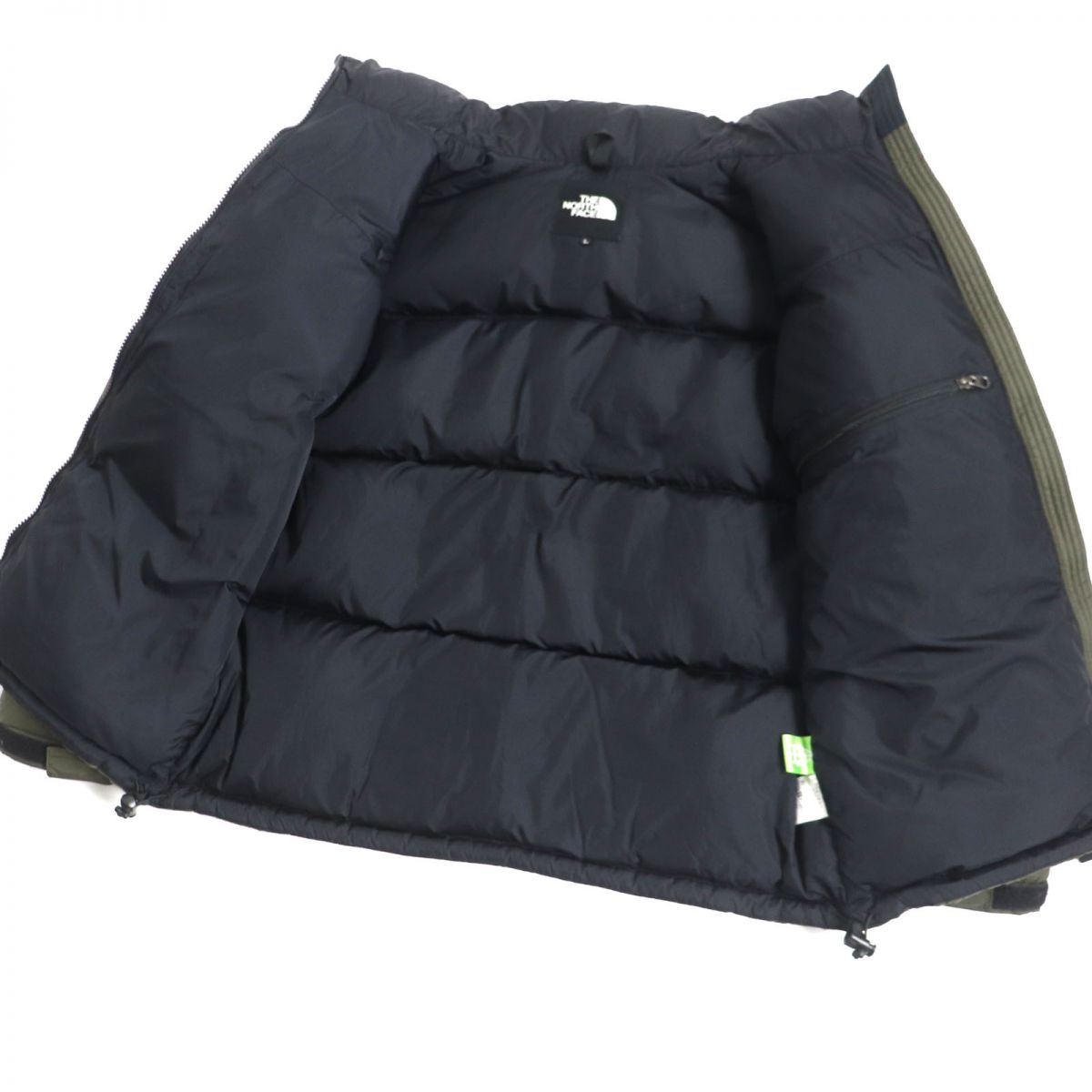 The North Face NUPTSE JACKET ND91841, Men's, Khaki x Black